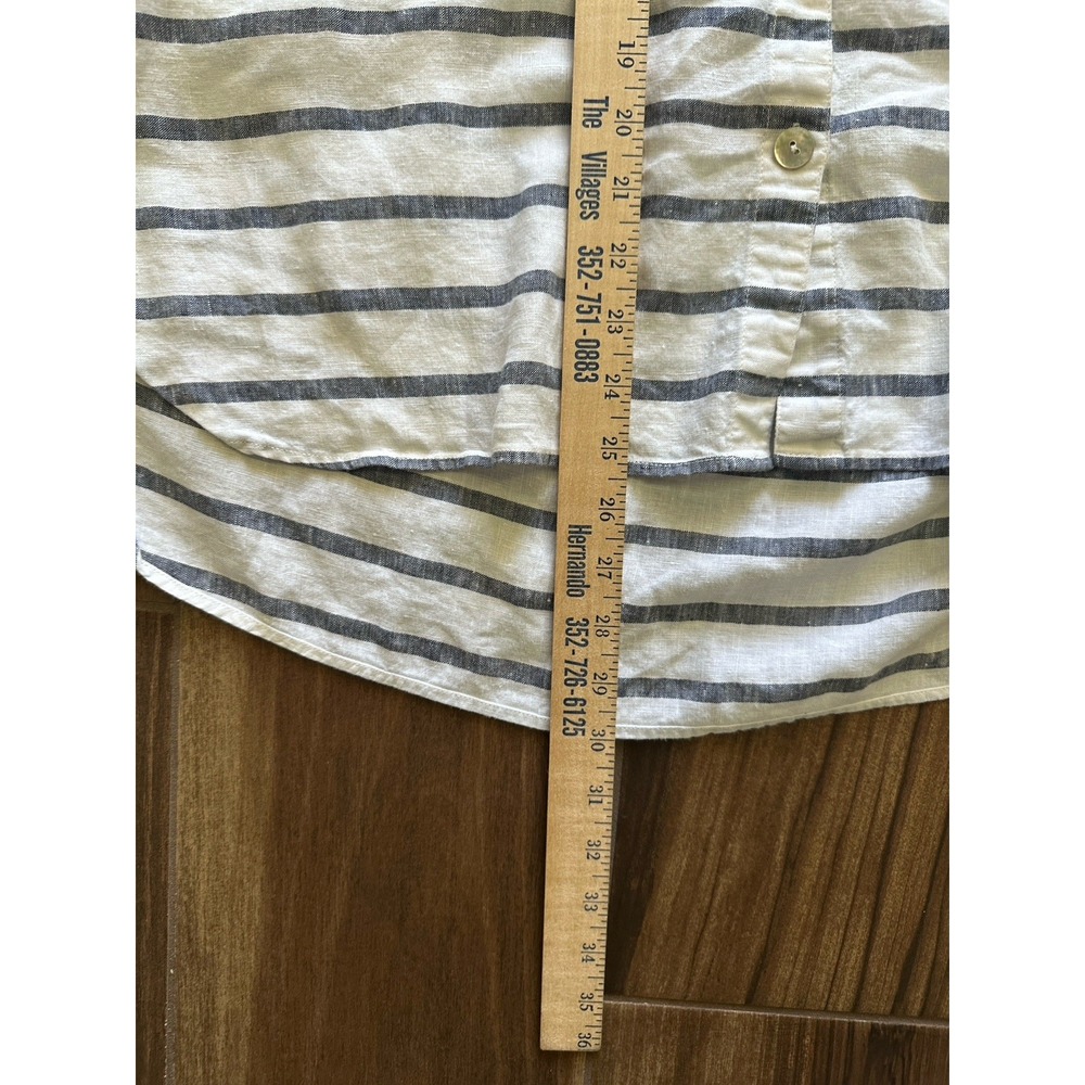 John Mark Striped Embroidered Patchwork Long Slee… - image 6